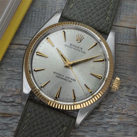 1958 Rolex Oyster Perpetual 6567 Two Tone Gold + Stainless